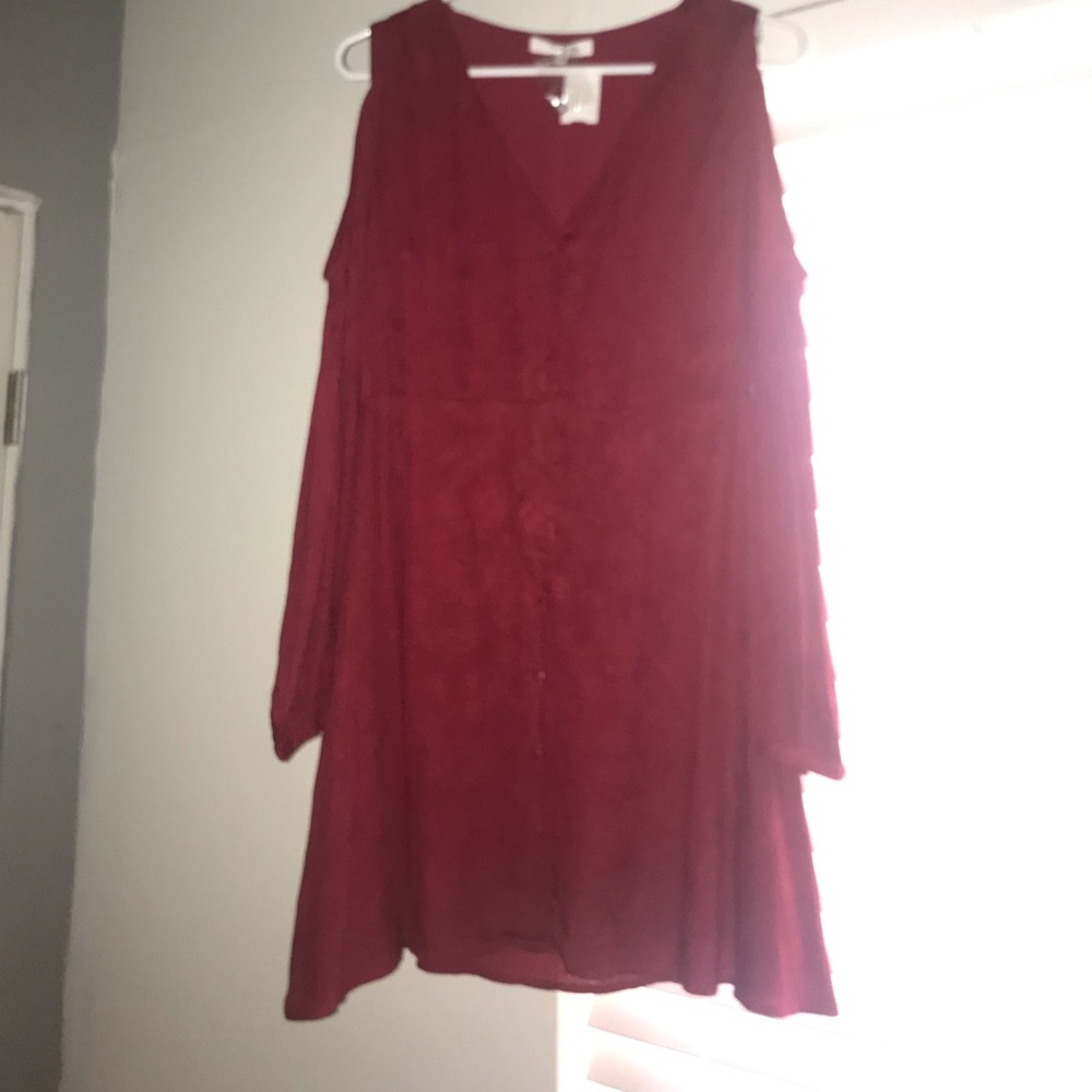 red dress
